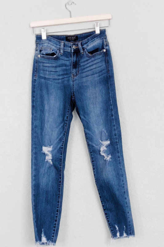 Thrifted Judy Blue Slim Fit Jeans - Size 26