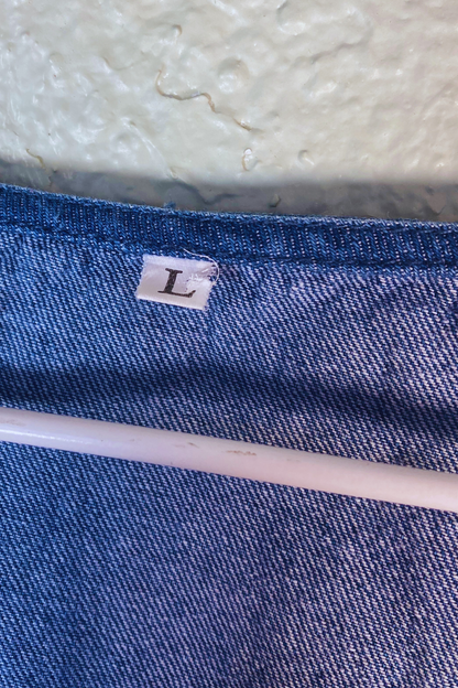 Thrifted Denim Dress - Size Large