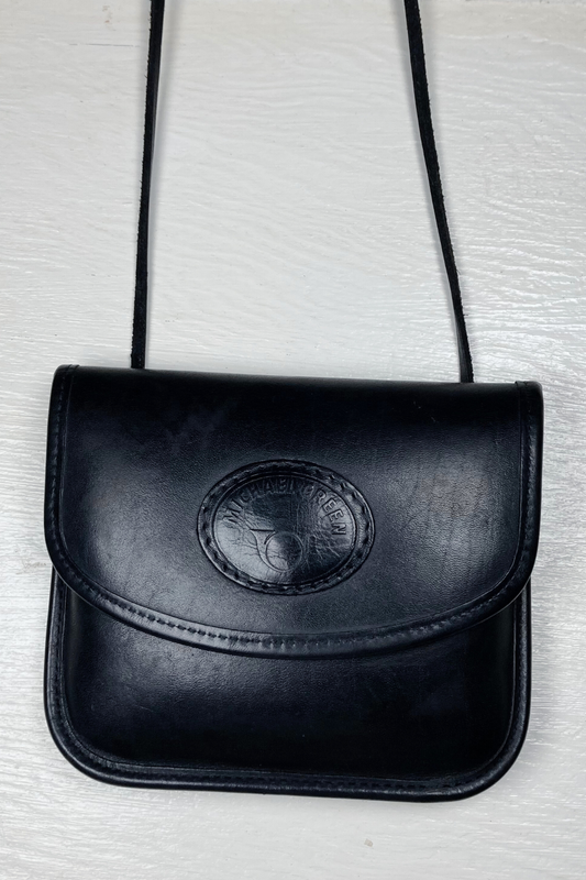 Vintage Michael Green Leather Crossbody Purse