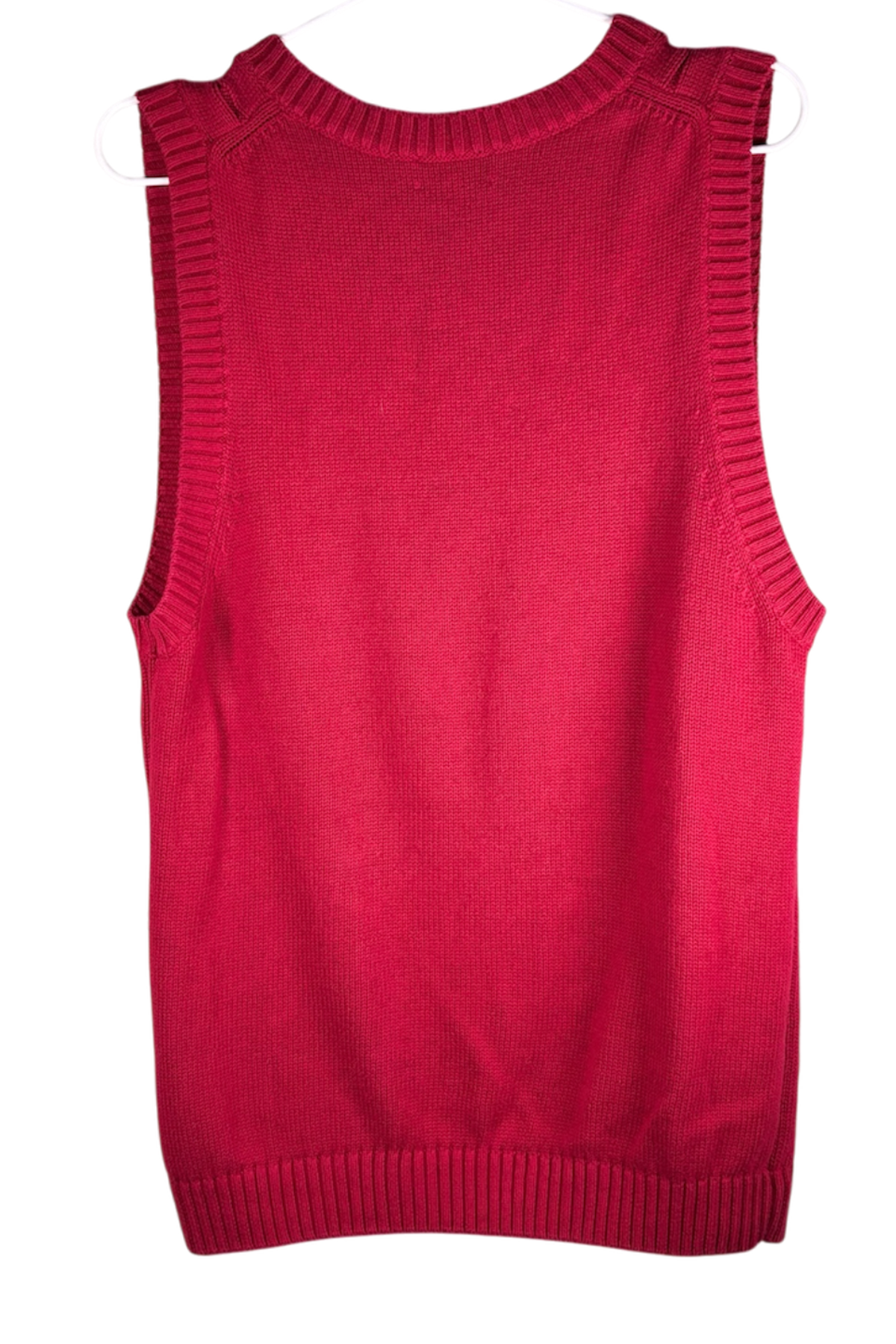 Thrifted Class Club Red Sweater Vest - Size Boys 16-18
