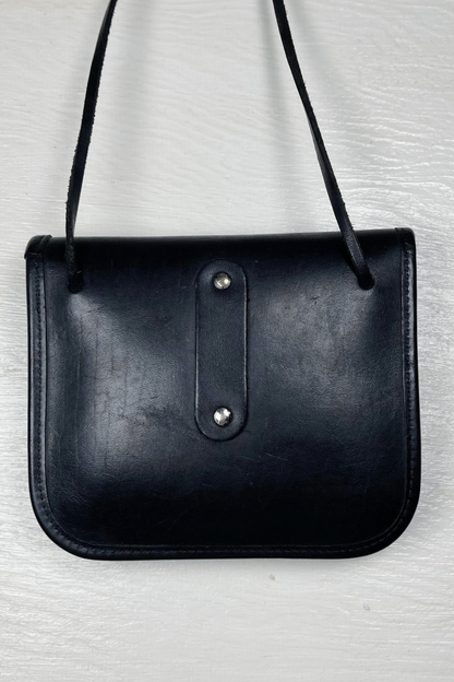 Vintage Michael Green Leather Crossbody Purse