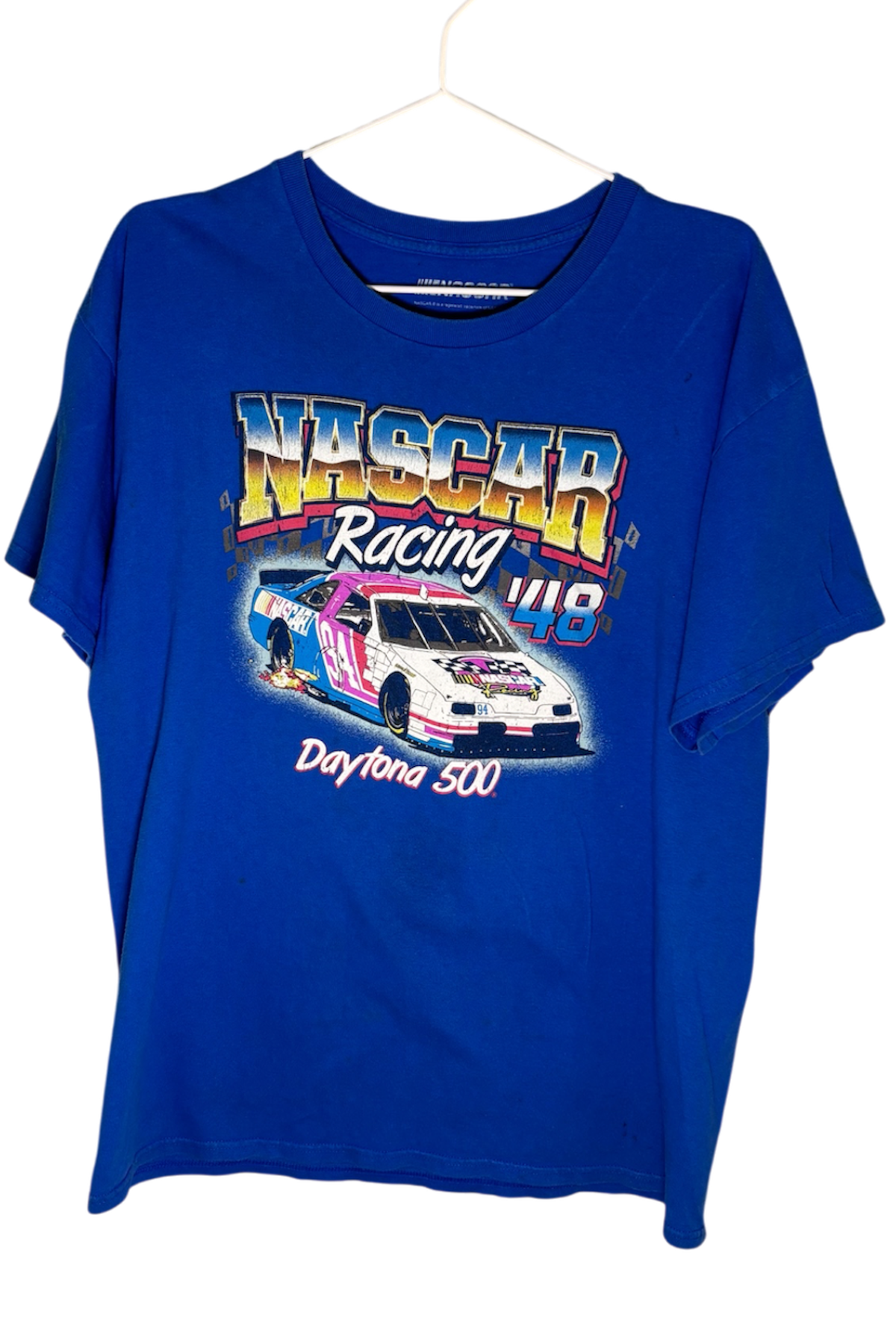 Thrifted Nascar Racing T-Shirt - Size Large