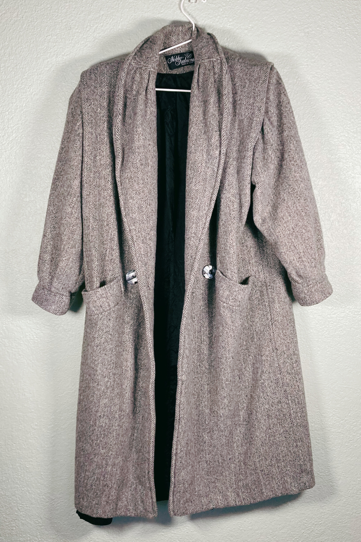 Vintage Noble Fashions Wool Coat