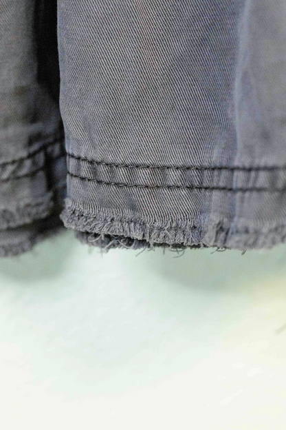 Thrifted Anthropologie Dark Gray Jenne Tiered Tunic Dress - Size XS