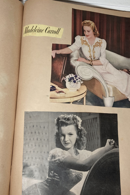 Vintage Scrapbook feat. Old Movie Stars - House & Garden