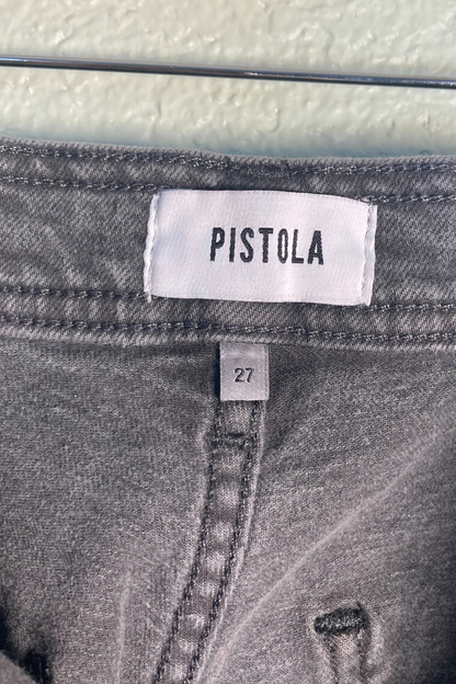 Thrifted PISTOLA Black Denim Jeans - Size 27