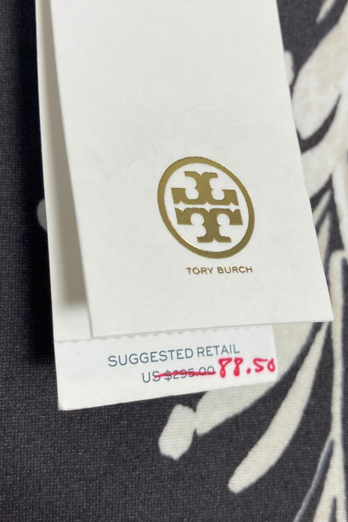 Thrifted NWT Tory Burch Brown Floral Blouse - Size S/P