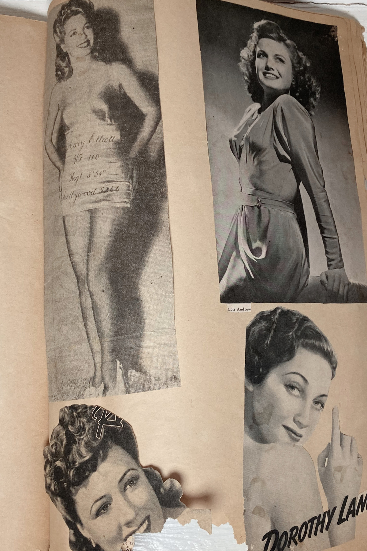 Vintage Scrapbook feat. Old Movie Stars - House & Garden