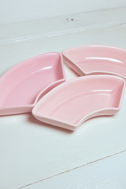 Vintage Pink Miramar of California Pottery - 3 piece set