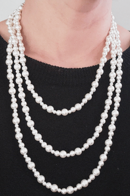 Endless Poise Long Pearl Necklace