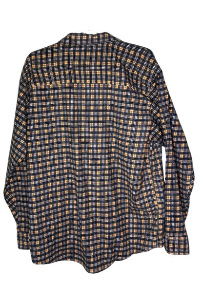 Vintage Haband Pearl-Snap Plaid Shirt