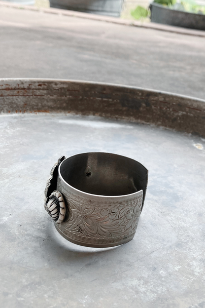 Vintage Floral Cuff Bracelet
