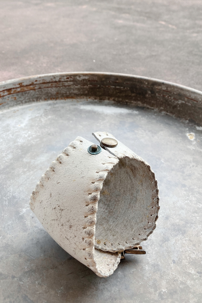 Thrifted Jeweled Baseball Cuff Bracelet