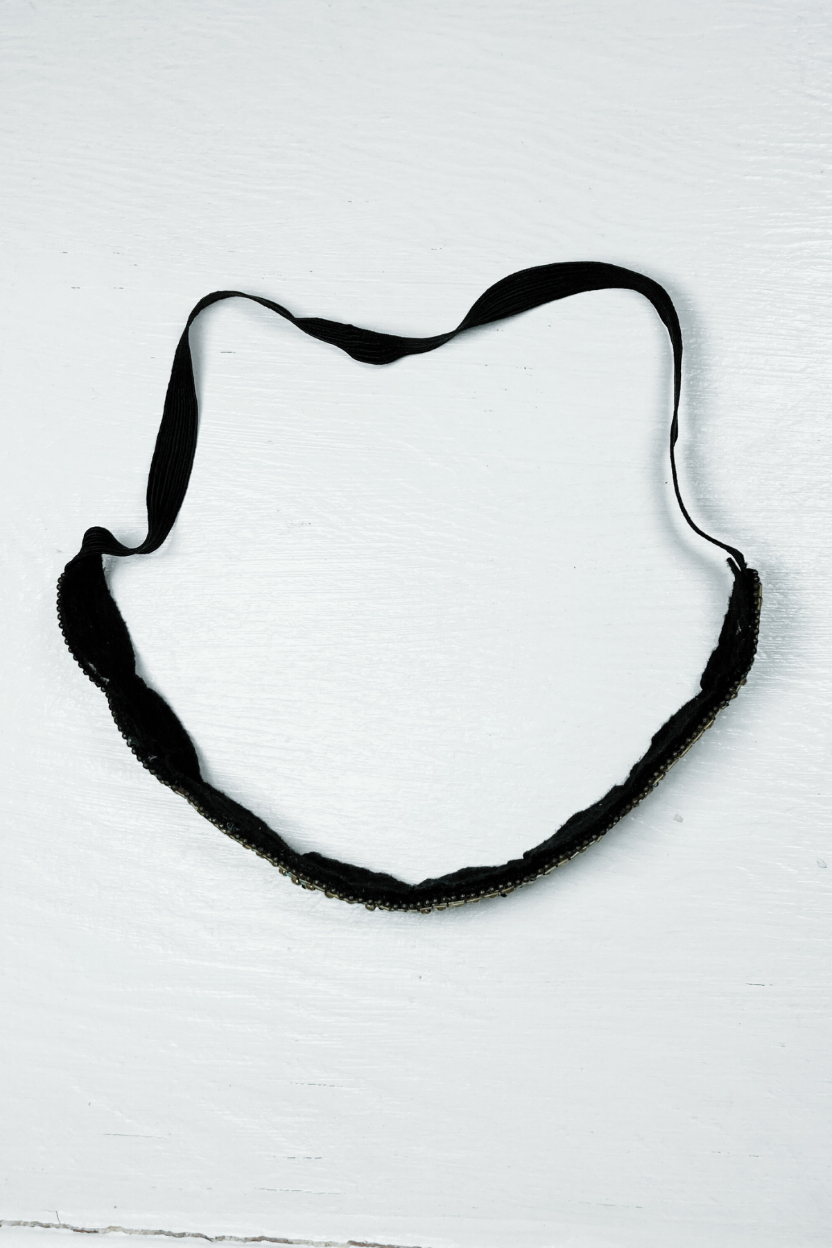 Thrifted Beaded Elastic Headband