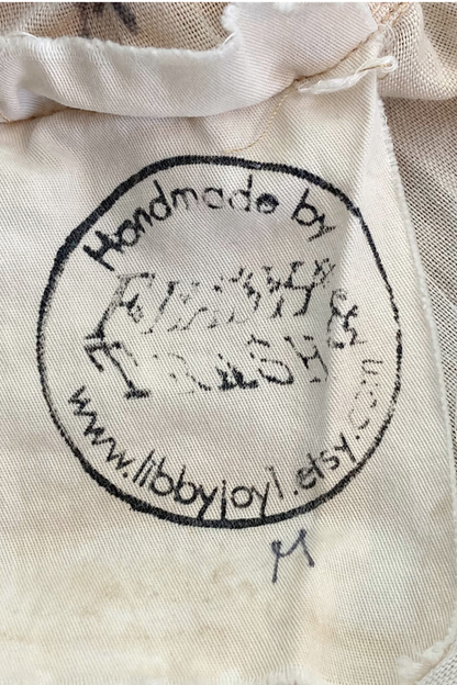 Thrifted Handmade Wide-Leg Harem Cropped Pants - Size Medium