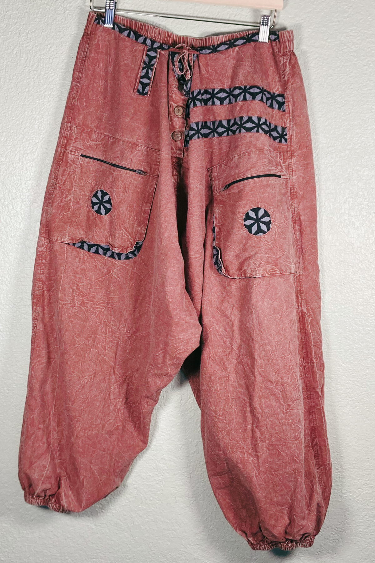 Earthbound Drop Crotch Harem Pants- Size XXL
