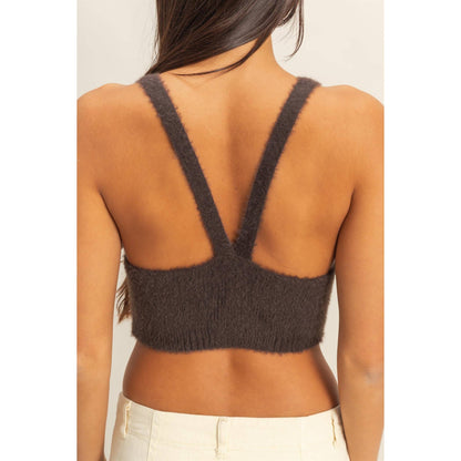 Sweet Fuzzy Comfort Crop Top