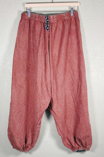 Earthbound Drop Crotch Harem Pants- Size XXL