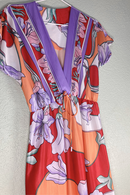Vintage Handmade Floral Maxi Dress