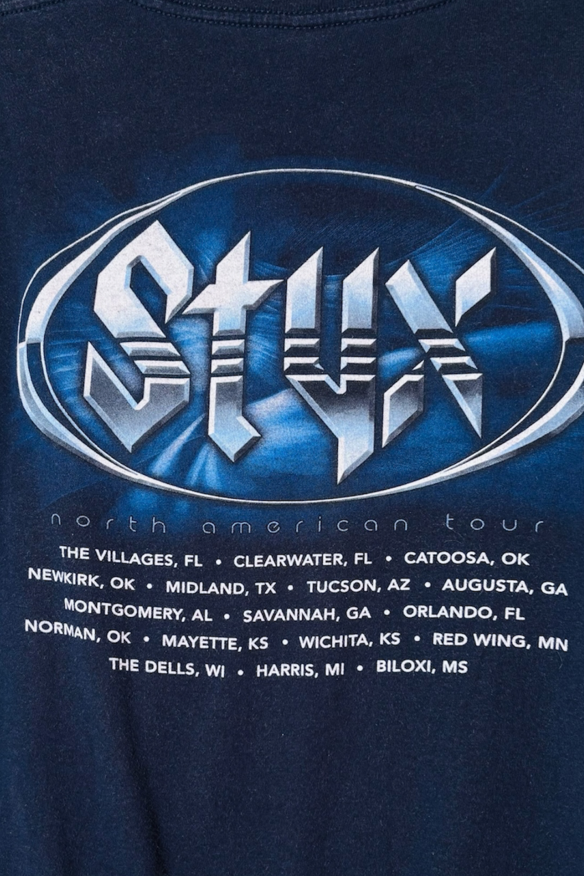 Thrifted Styx Band T-Shirt - Size Medium