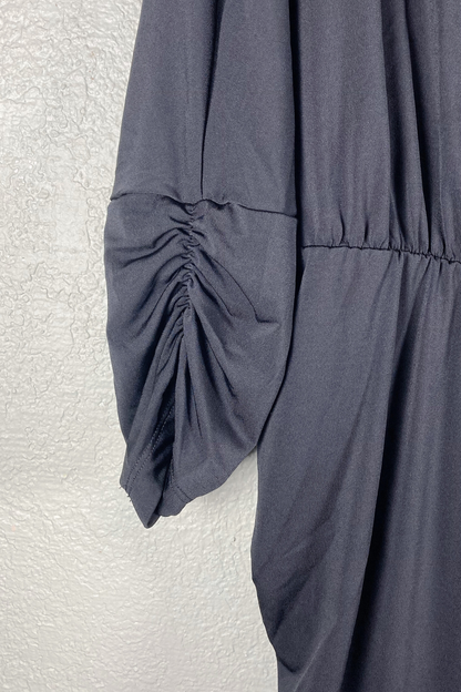 Thrifted TORRID Black Ruched Dress - Plus Size 3