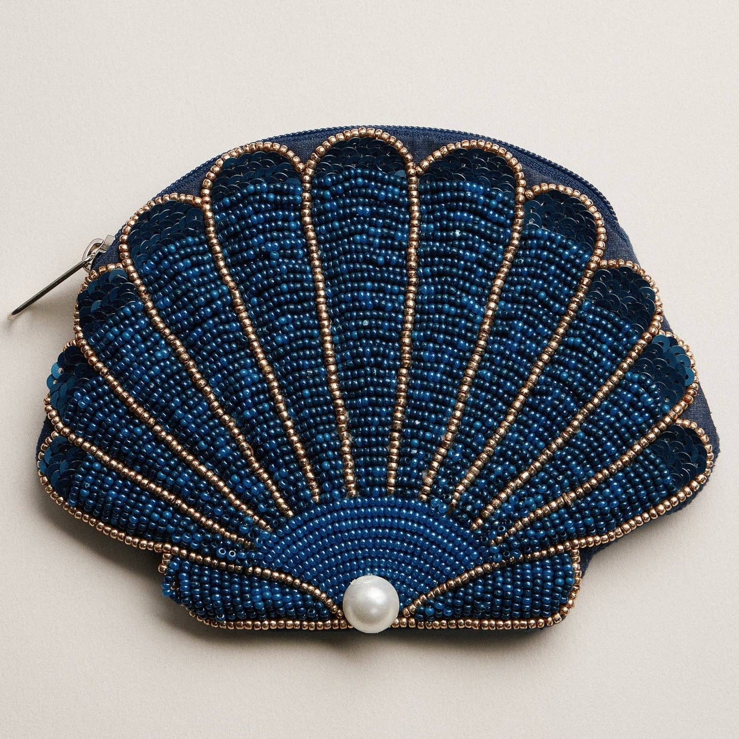 Seashell Beaded Coin Purse - 4 Colors