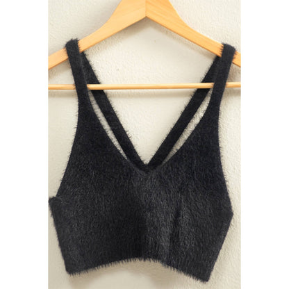 Sweet Fuzzy Comfort Crop Top