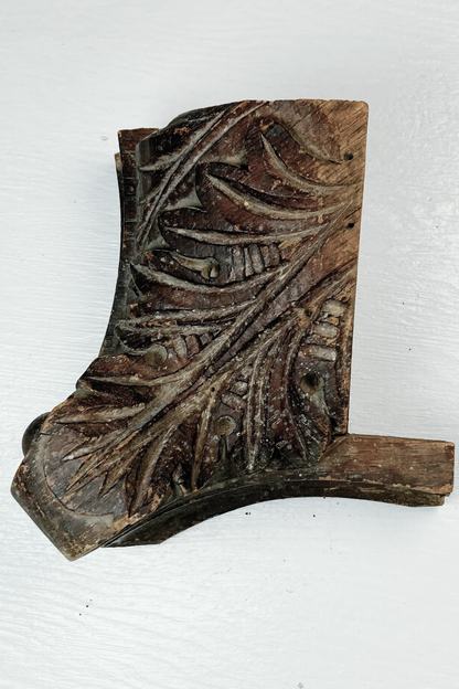 Antique Pair of Wooden Architectural Pieces