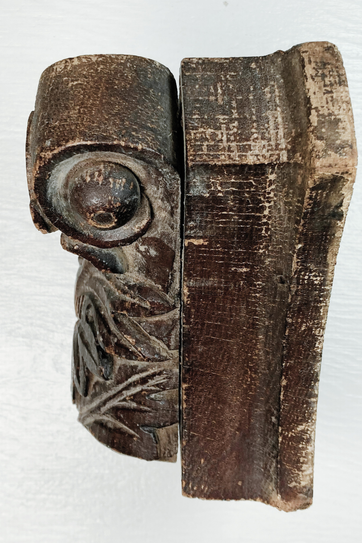 Antique Pair of Wooden Architectural Pieces