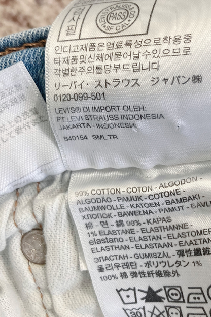 Thrifted 514 Levi Blue Jeans - Size 32x29