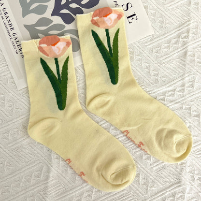 Tulip Vintage  Style Socks