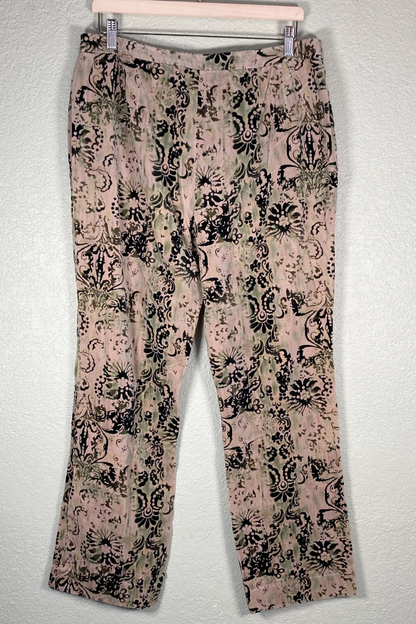 Thrifted Dana Buchman Velvet Pants - Size 16