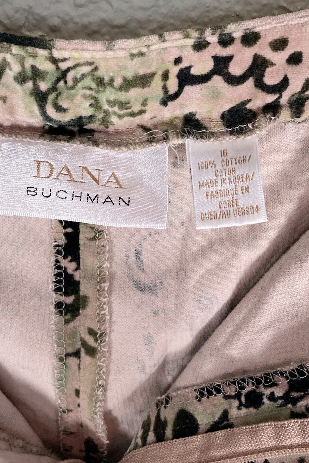 Thrifted Dana Buchman Velvet Pants - Size 16