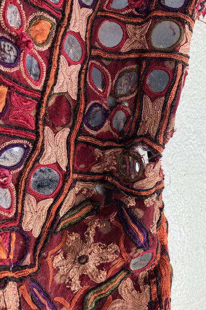 Vintage Boho Handmade Backless Top