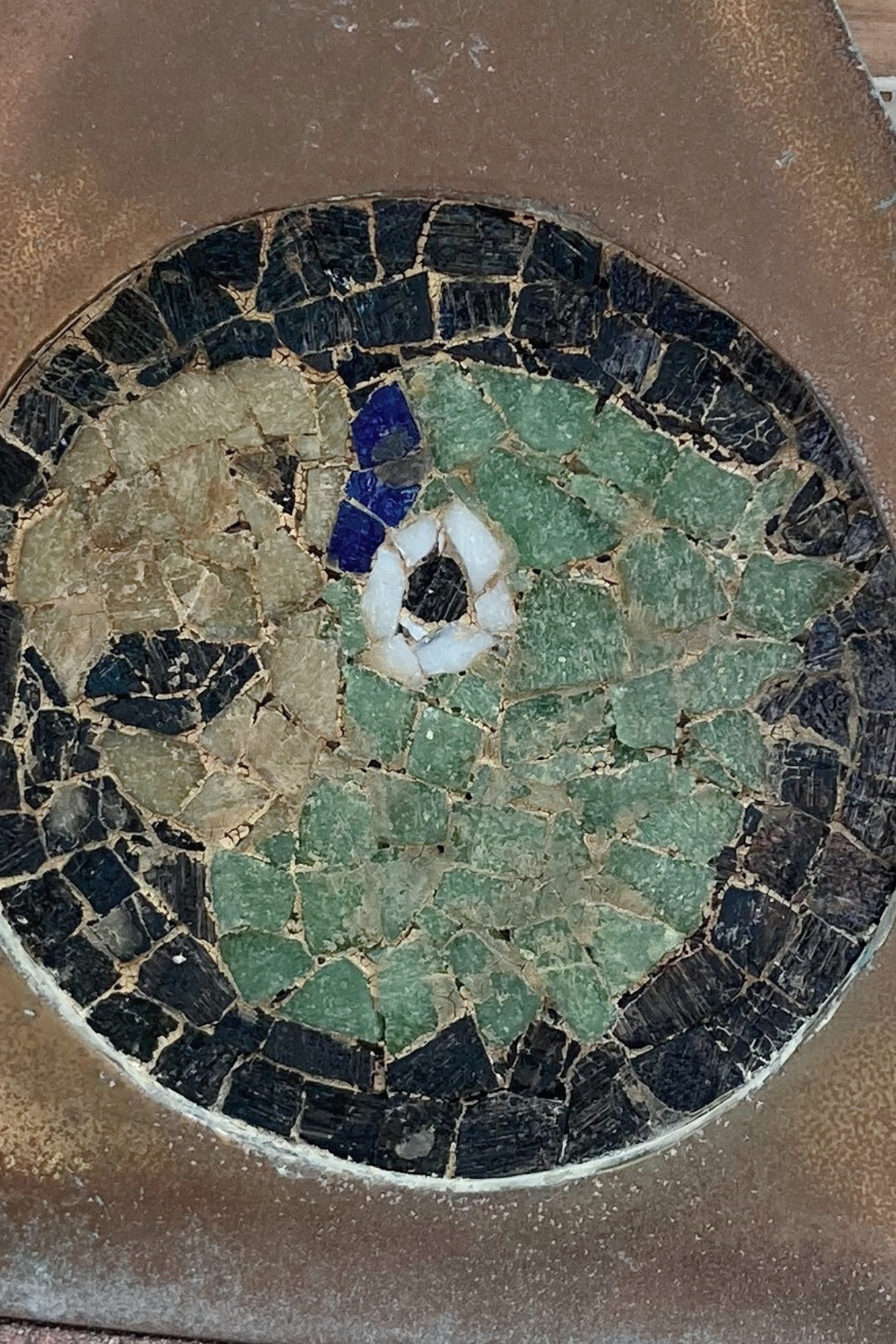 Triangular Mosaic Wall Art- Parrot