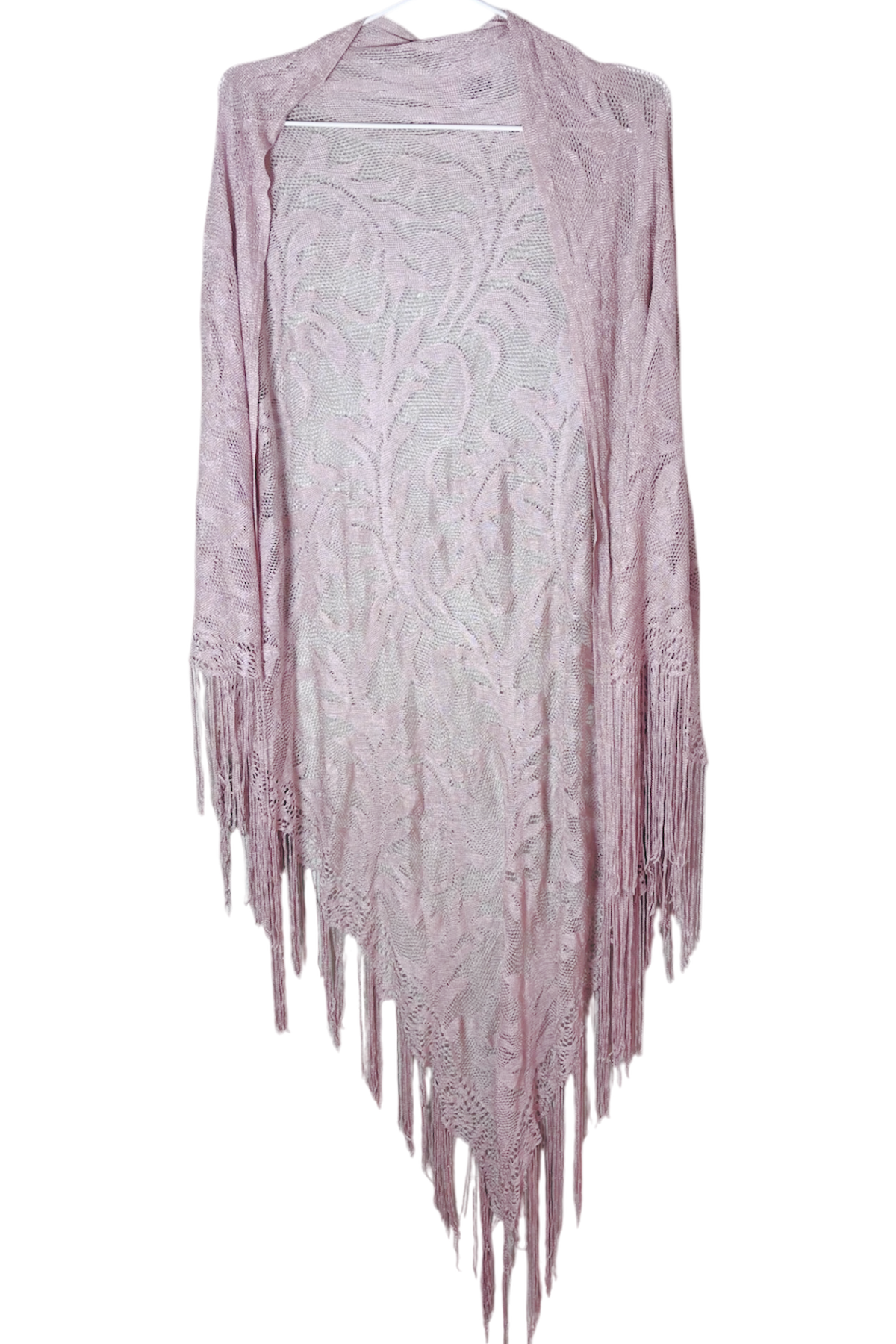 Thrifted Beige Shawl - As Is