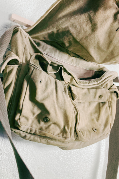 Vintage Style Messenger Bag