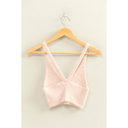 Sweet Fuzzy Comfort Crop Top