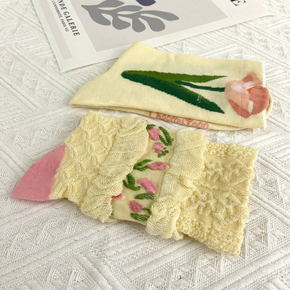 Tulip Vintage  Style Socks