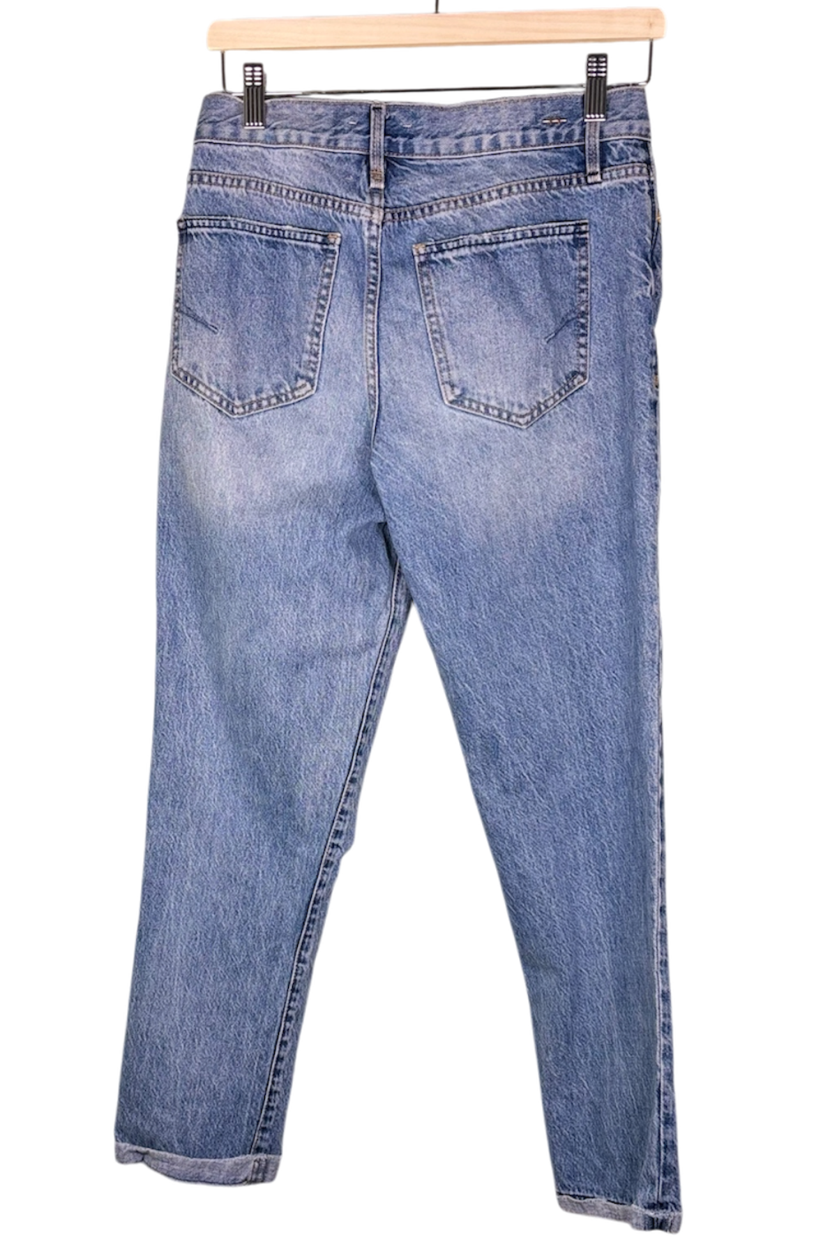 Thrifted Habitual Distressed Cuffed Jeans - Size 26