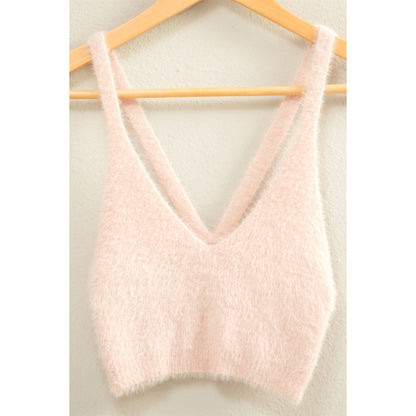 Sweet Fuzzy Comfort Crop Top