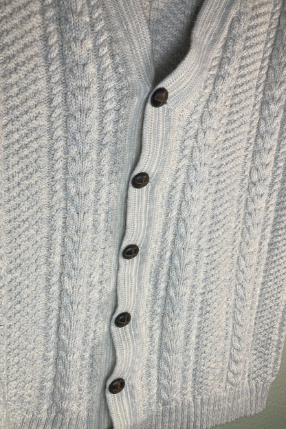 Vintage Cable Knit Sweater Vest