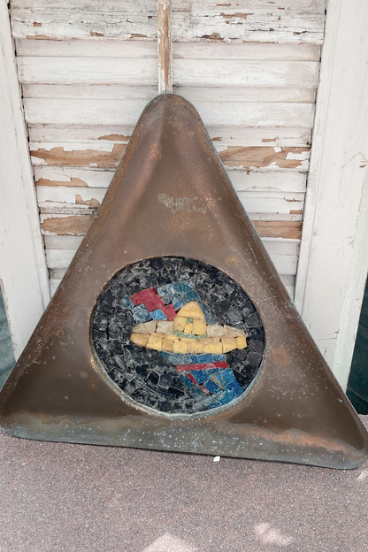 Triangular Mosaic Wall Art- Sombrero