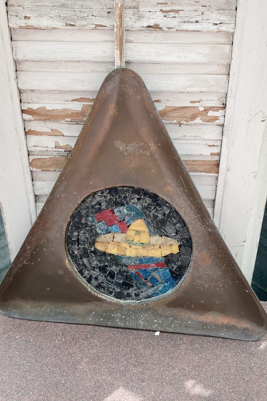 Triangular Mosaic Wall Art- Sombrero