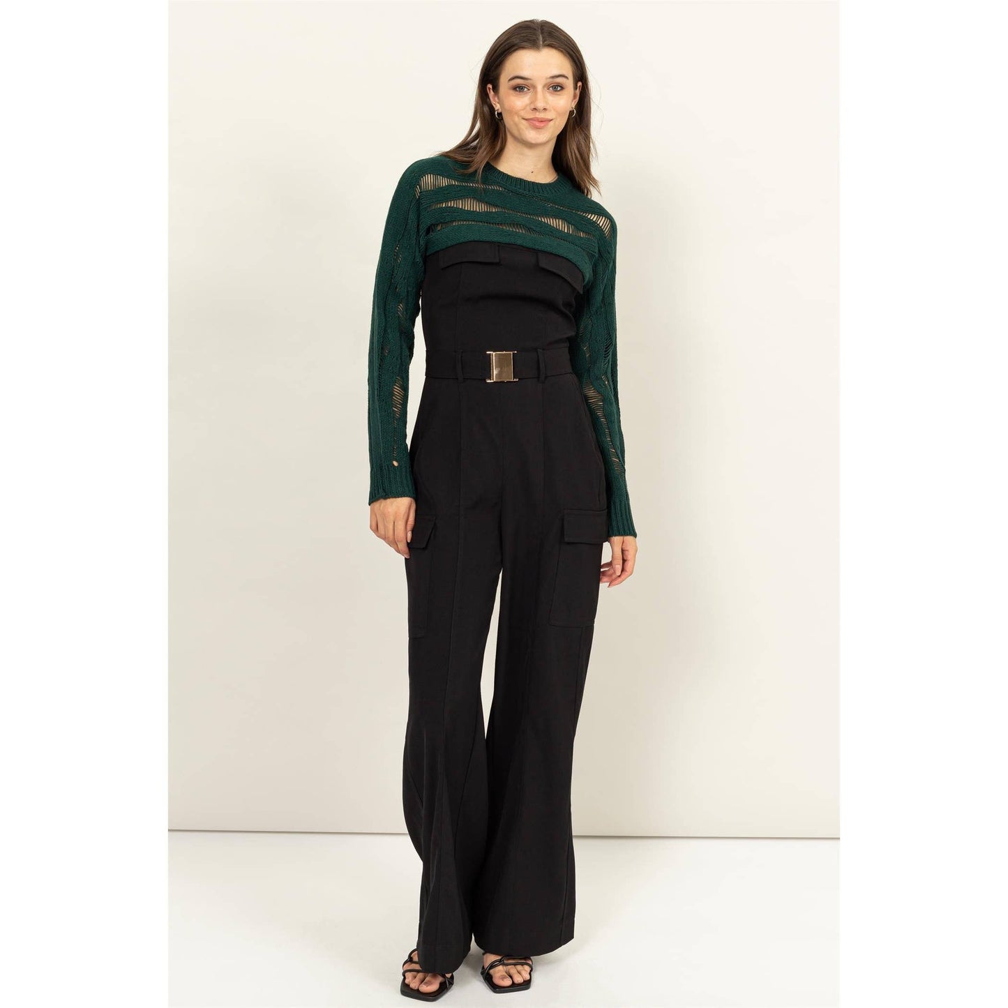 Open Knit Shrug Sweater - 4 Colors