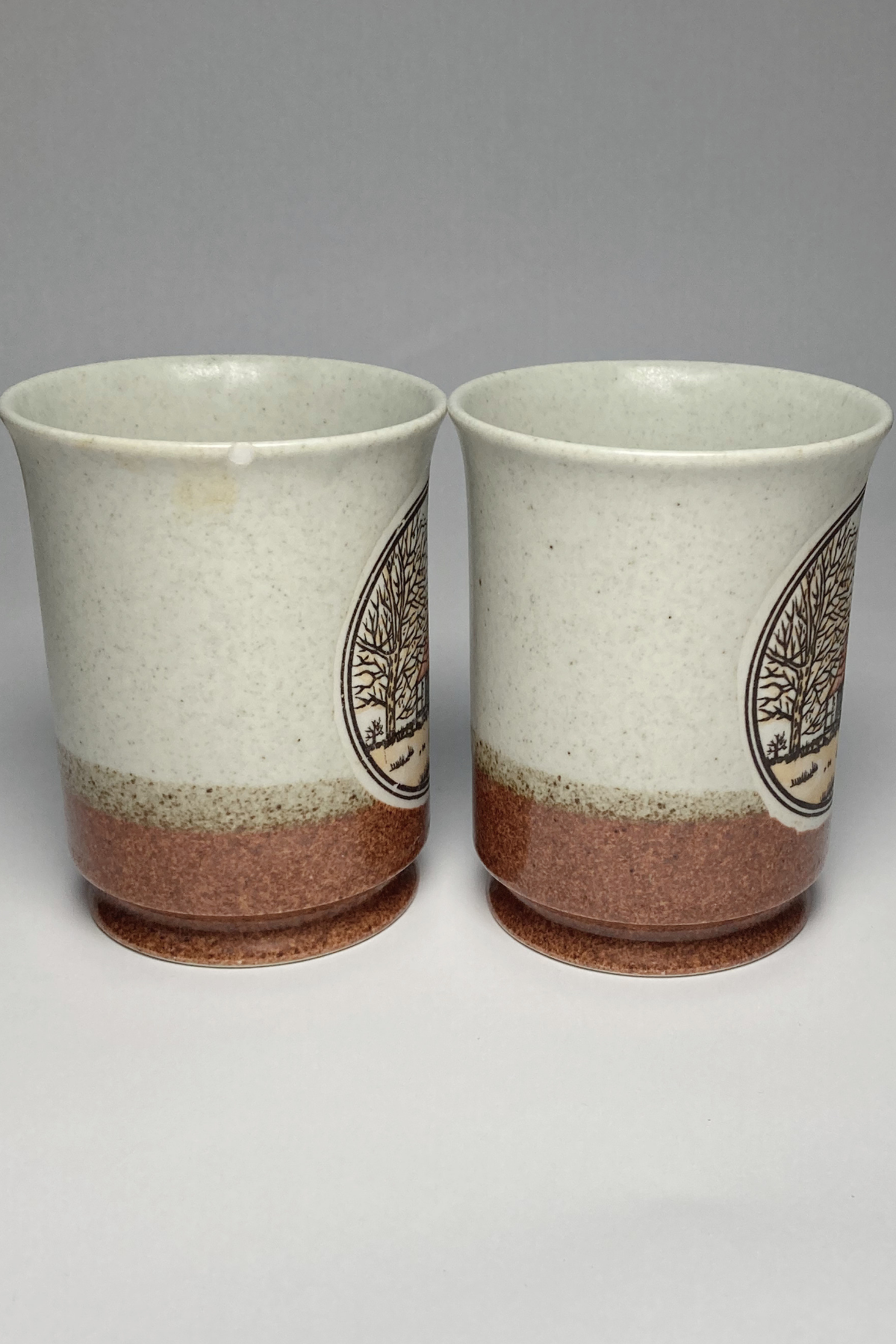 Vintage Farmhouse Coffee Mug - Set of 2