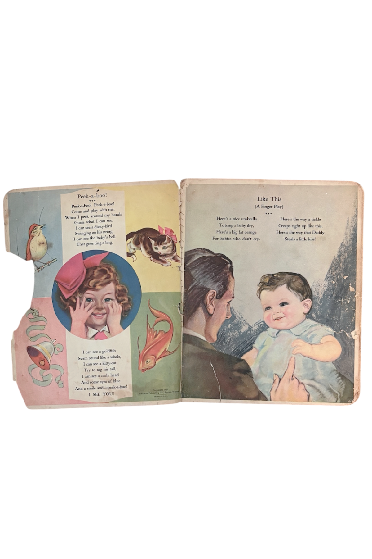 1930's "My Rhyme and Picture Book"