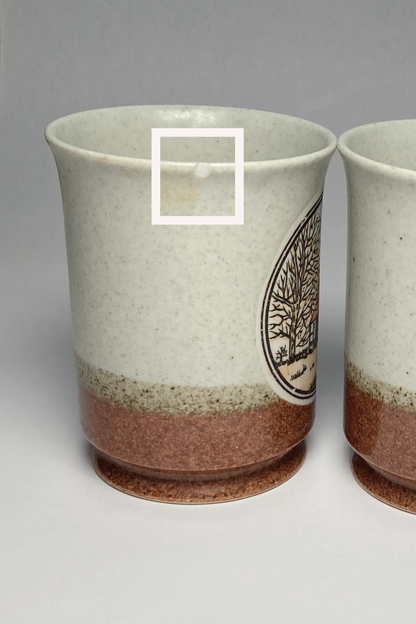 Vintage Farmhouse Coffee Mug - Set of 2