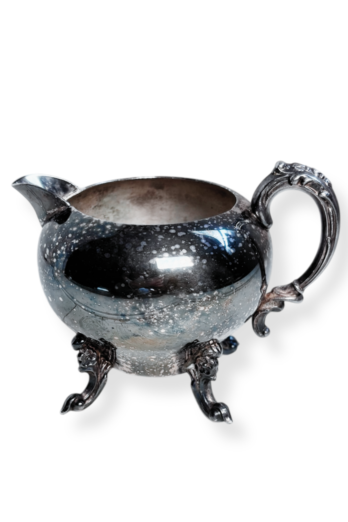 Vintage Silver-Plated Creamer