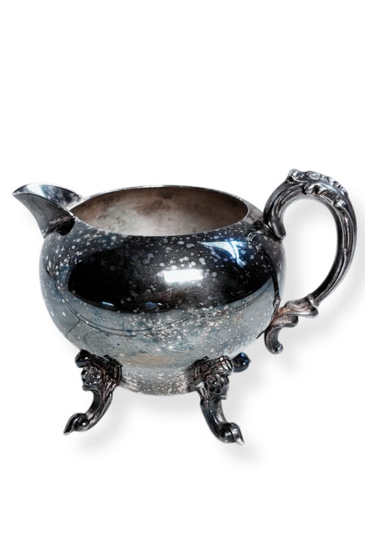 Vintage Silver-Plated Creamer